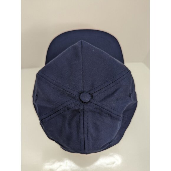 Contractors Machinery Inc Men Blue Wide Brim Braid Adj Snapback Truckers Cap - Picture 5 of 8